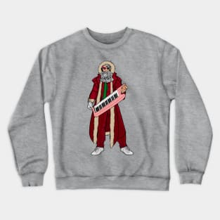 Rad Santa with Keytar Crewneck Sweatshirt